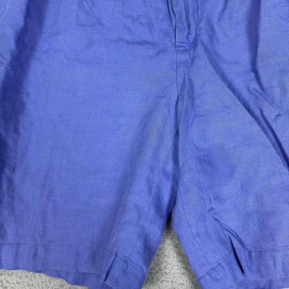 Polo Golf Ralph Lauren Shorts Mens 34 Linen Pleated Lightweight Summer Casual‎